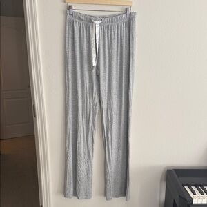 Gray Lounge Pants with Drawstring